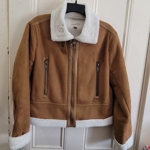 Faux Suede Jacket